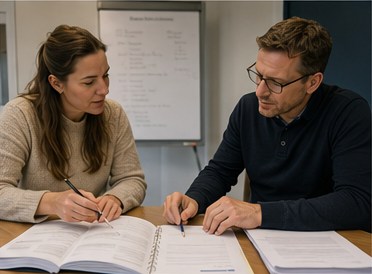 Overleg over de organisatie van dagbestedingsvervoer