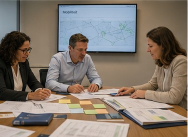 Werksessie inkoopstrategie aan tafel bij een gemeente